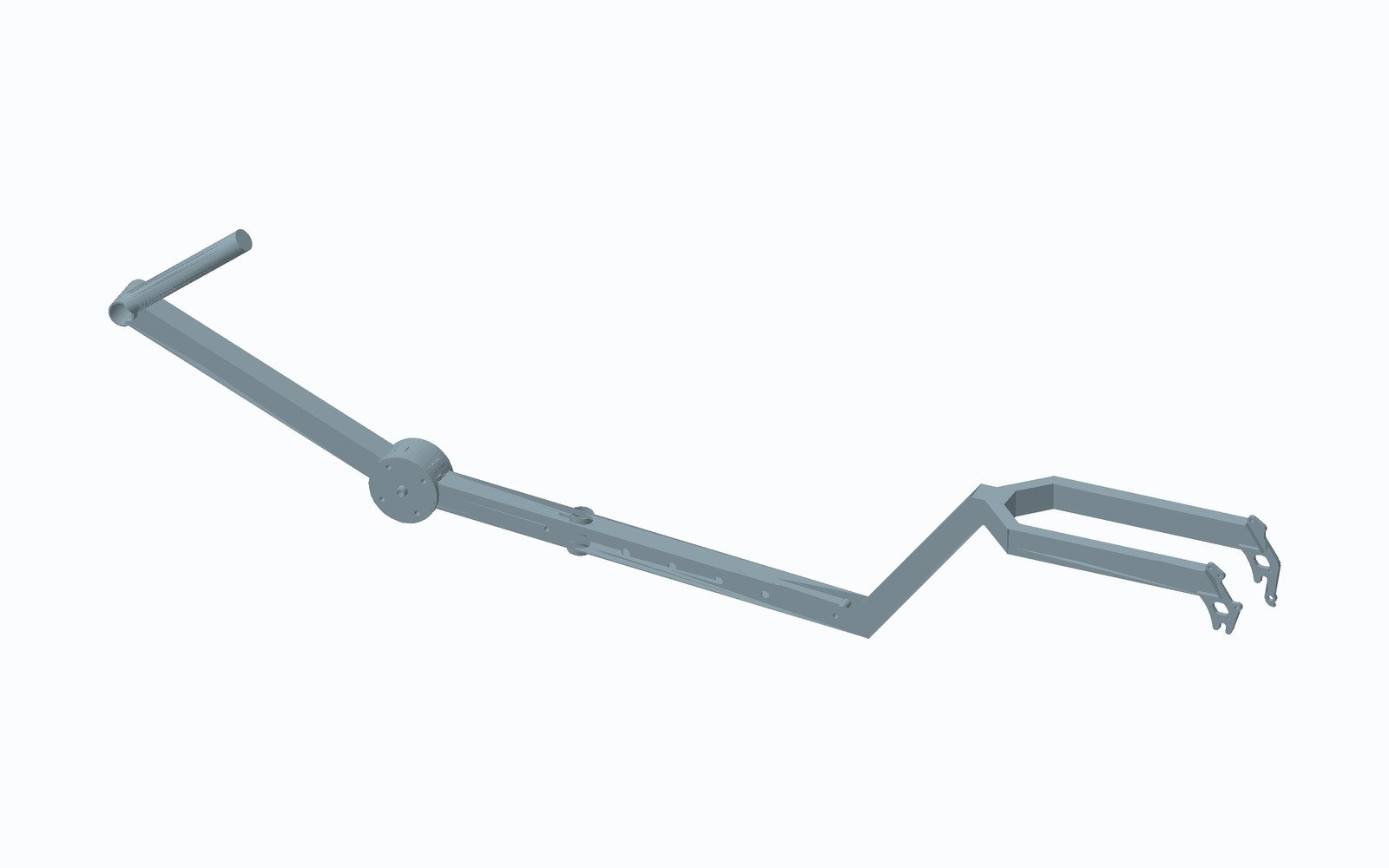 QRT-Rahmen – Ansicht aus dem CAD-Modell, Konstruktionsstand Januar 2015
